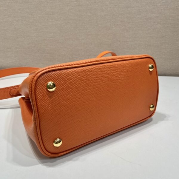 Prada Double Saffiano Mini Bag Orange For Women, Women's Bags 9.8in/25cm 1BG443_2A4A_F0049_V_XOO