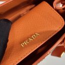 Prada Double Saffiano Mini Bag Orange For Women, Women's Bags 9.8in/25cm 1BG443_2A4A_F0049_V_XOO