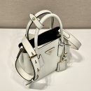 Prada Double Saffiano Mini Bag White For Women, Women's Bags 9.8in/25cm 1BG443_2A4A_F0G3Z_V_XOO
