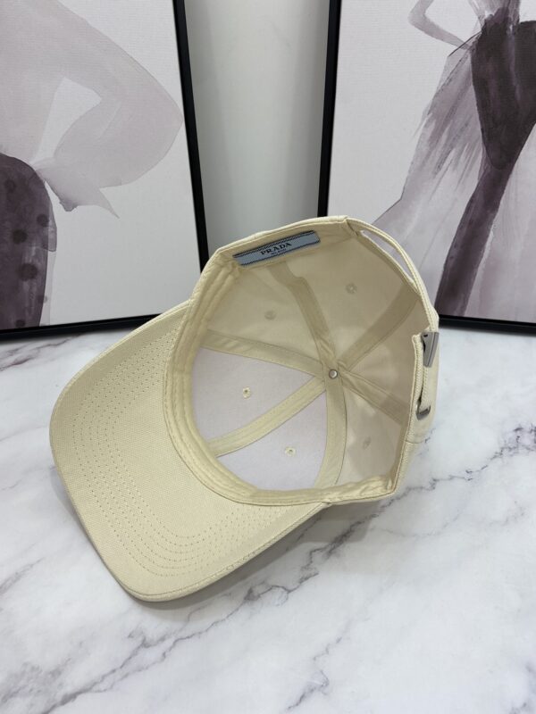 Prada Drill Baseball Cap Beige Prada Cap