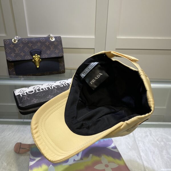 Prada Drill Baseball Cap Beige Prada Cap
