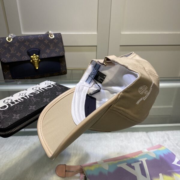 Prada Drill Baseball Cap Beige Prada Cap