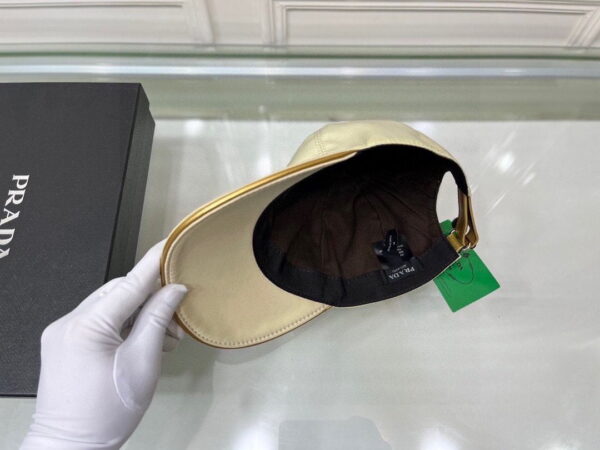 Prada Drill Baseball Cap Beige Prada Cap