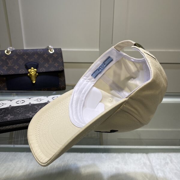 Prada Drill Baseball Cap Beige Prada Cap