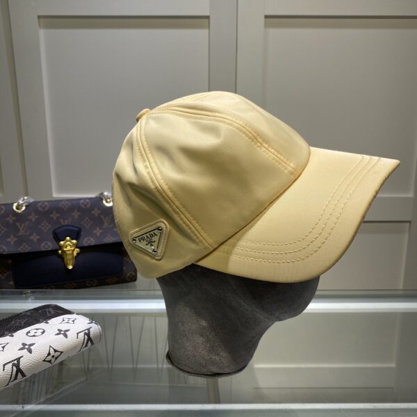 Prada Drill Baseball Cap Beige Prada Cap