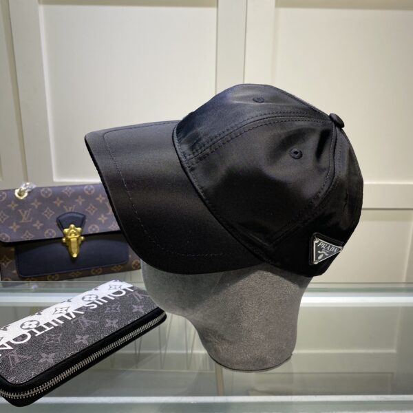 Prada Drill Baseball Cap Black Prada Cap