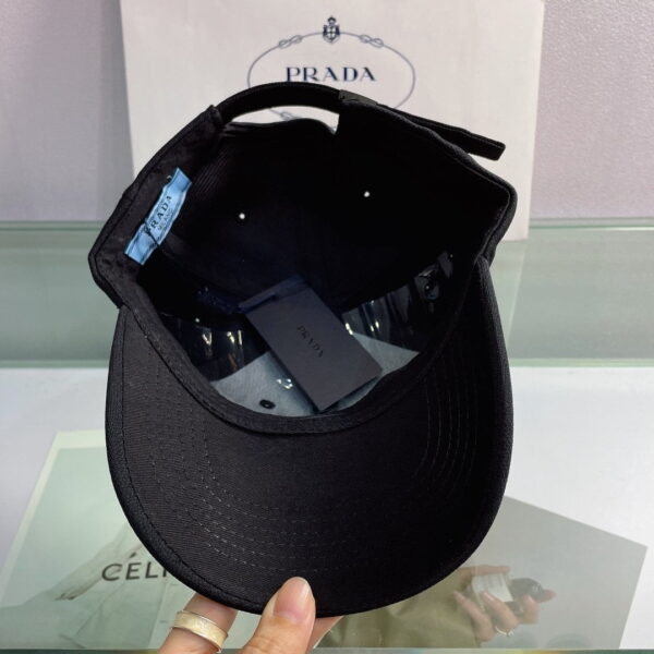 Prada Drill Baseball Cap Black Prada Cap