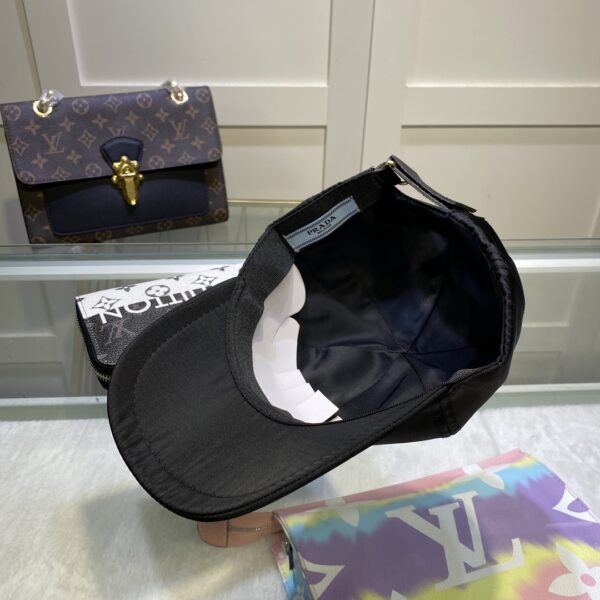 Prada Drill Baseball Cap Black Prada Cap