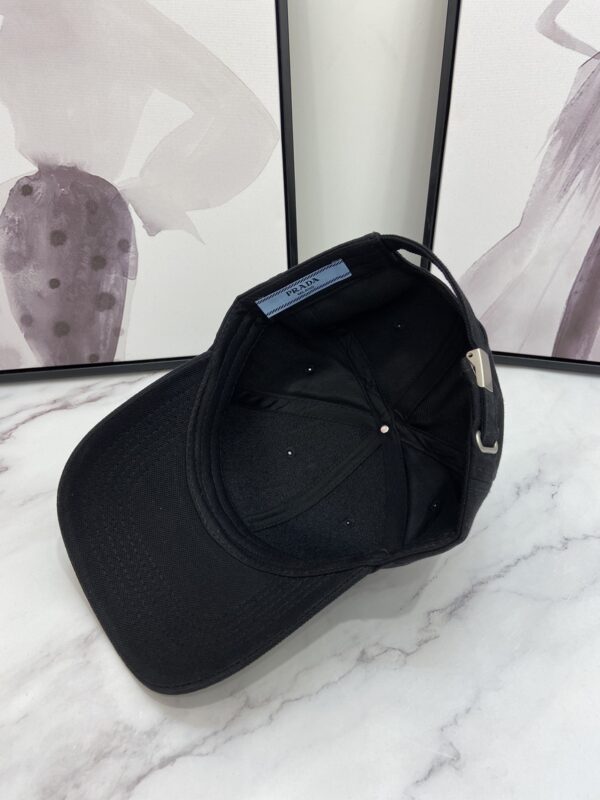 Prada Drill Baseball Cap Black Prada Cap