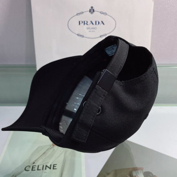 Prada Drill Baseball Cap Black Prada Cap