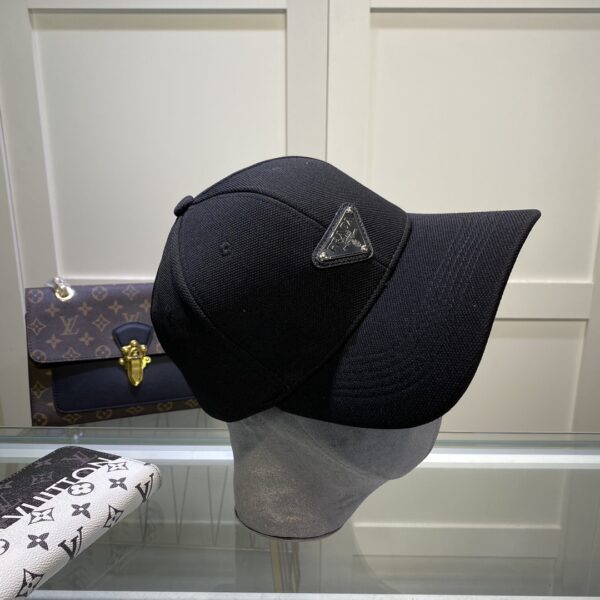 Prada Drill Baseball Cap Black Prada Cap