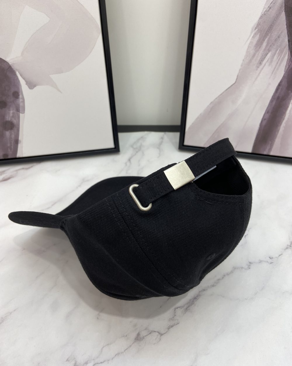 Prada Drill Baseball Cap Black Prada Cap