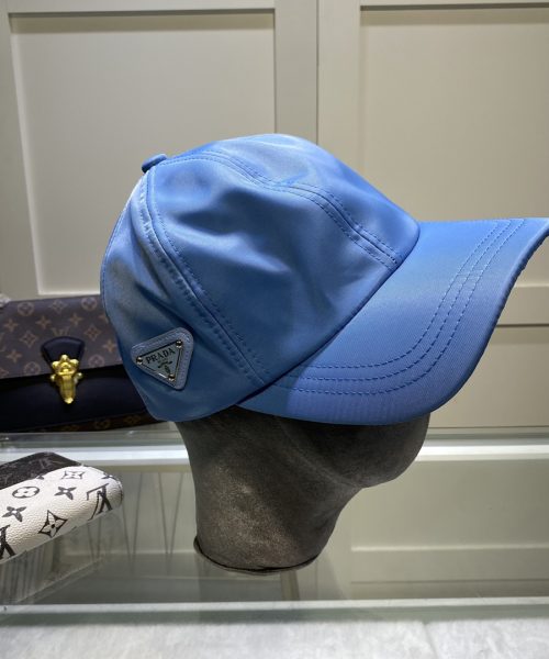Prada Drill Baseball Cap Blue Prada Cap
