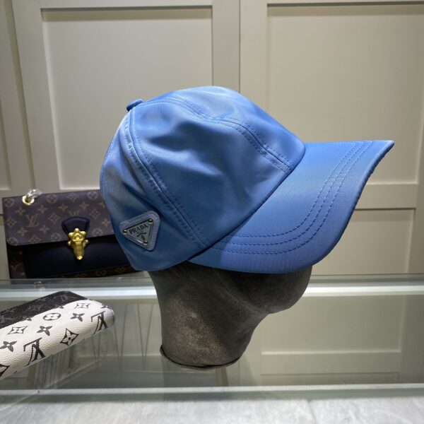 Prada Drill Baseball Cap Blue Prada Cap