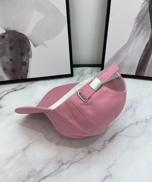Prada Drill Baseball Cap Pink Prada Cap