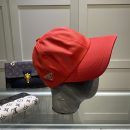 Prada Drill Baseball Cap Red Prada Cap