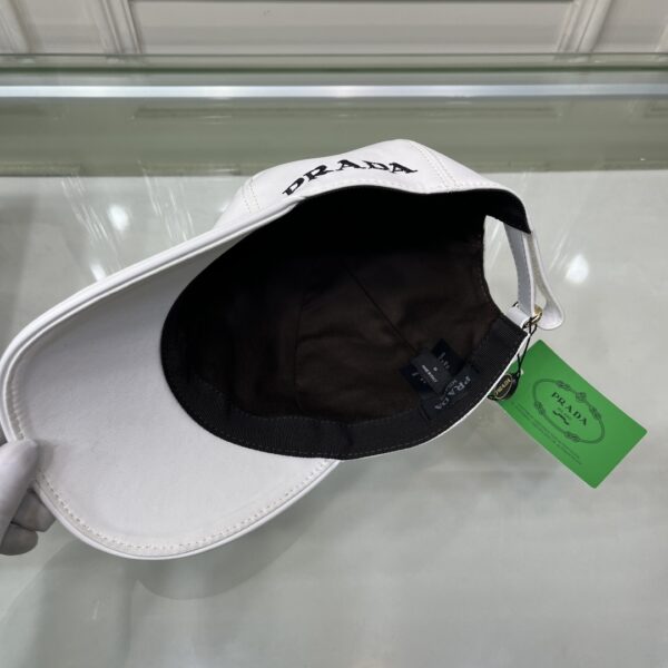 Prada Drill Baseball Cap White Prada Cap