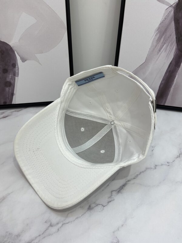 Prada Drill Baseball Cap White Prada Cap
