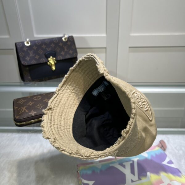 Prada Drill Bucket Hat Khaki Prada Hat Prada 1HC137_2FMB_F0241