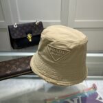 Prada Drill Bucket Hat Khaki Prada Hat Prada 1HC137_2FMB_F0241