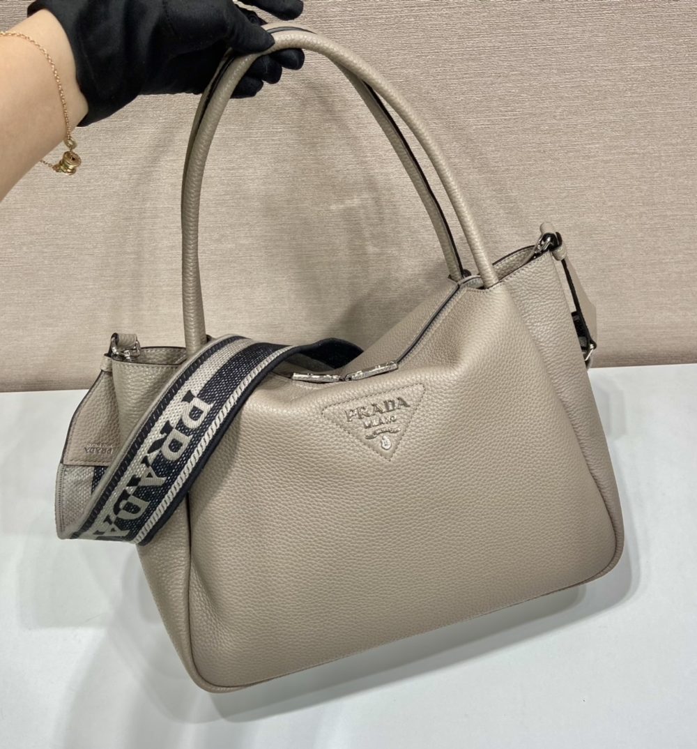 Prada Large Handbag Beige For Women, Women's Bags 9in/23cm