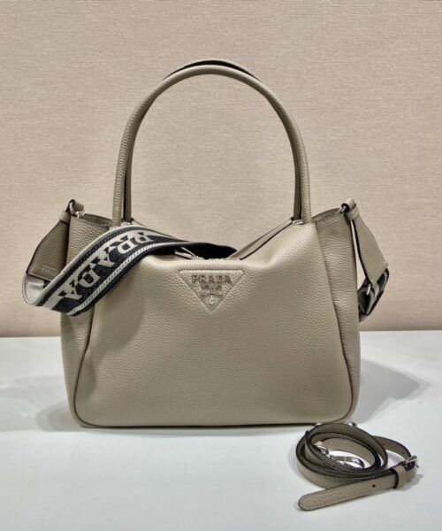 Prada Large Handbag Beige For Women, Women's Bags 9in/23cm