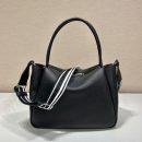 Prada Large Handbag Black For Women, Women's Bags 9in/23cm