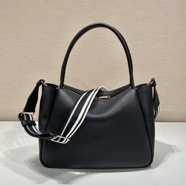 Prada Large Handbag Black For Women, Women's Bags 9in/23cm