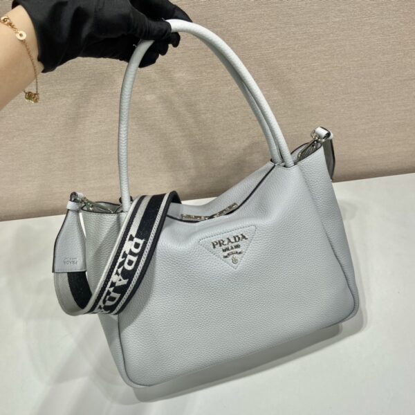 Prada Large Handbag Grey For Women, Women's Bags 9in/23cm