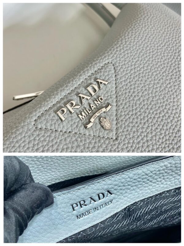 Prada Large Handbag Grey For Women, Women's Bags 9in/23cm