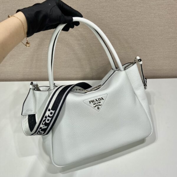 Prada Large Handbag White For Women, Women's Bags 9in/23cm