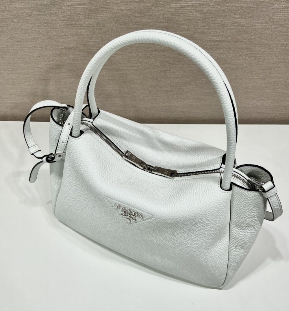 Prada Large Handbag White For Women, Women's Bags 9in/23cm
