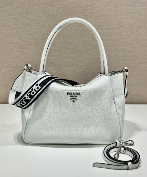 Prada Large Handbag White For Women, Women's Bags 9in/23cm