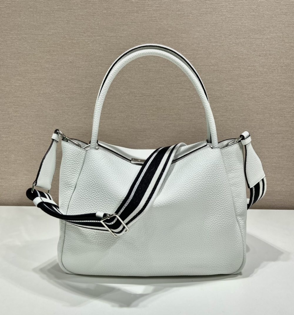 Prada Large Handbag White For Women, Women's Bags 9in/23cm