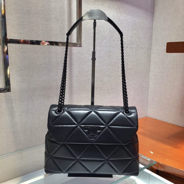 Prada Large Nappa Spectrum Bag Black For Women, Women's Bags 10.6in/27cm 1BD231_WDF0_F0ES9_V_OOO