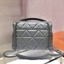 Prada Large Nappa Spectrum Bag Grey For Women, Women's Bags 10.6in/27cm 1BD231_WDF0_F0LU5_V_OOO