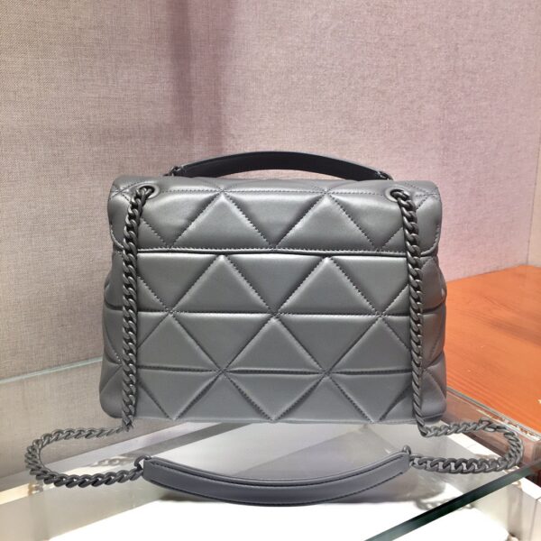 Prada Large Nappa Spectrum Bag Grey For Women, Women's Bags 10.6in/27cm 1BD231_WDF0_F0LU5_V_OOO