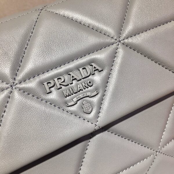 Prada Large Nappa Spectrum Bag Grey For Women, Women's Bags 10.6in/27cm 1BD231_WDF0_F0LU5_V_OOO