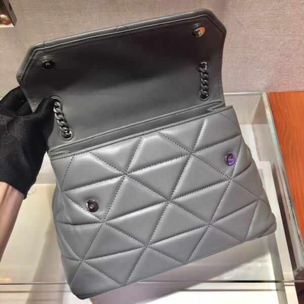 Prada Large Nappa Spectrum Bag Grey For Women, Women's Bags 10.6in/27cm 1BD231_WDF0_F0LU5_V_OOO