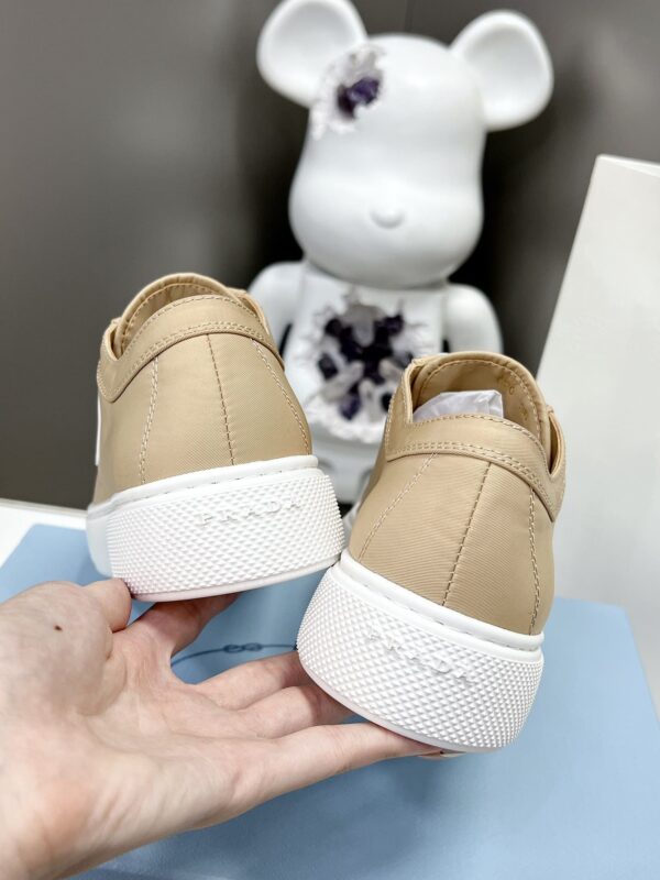 Prada Macro Re-Nylon And Brushed Sneakers Brown For Women 1.2in/30mm PRD