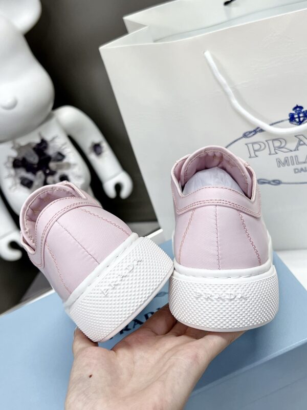 Prada Macro Re-Nylon And Brushed Sneakers Pink For Women 1.2in/30mm PRD