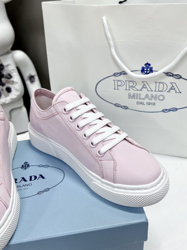 Prada Macro Re-Nylon And Brushed Sneakers Pink For Women 1.2in/30mm PRD
