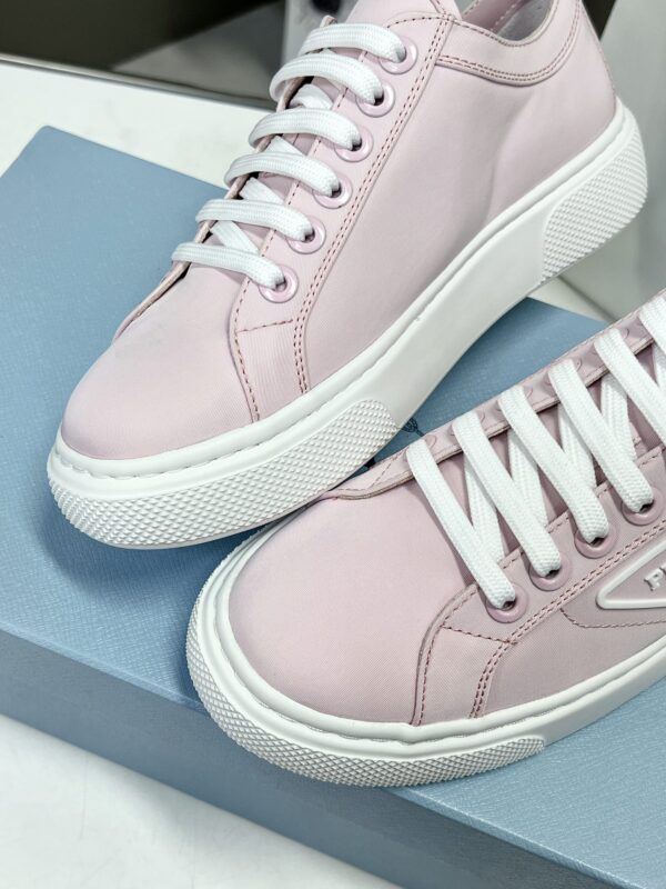Prada Macro Re-Nylon And Brushed Sneakers Pink For Women 1.2in/30mm PRD