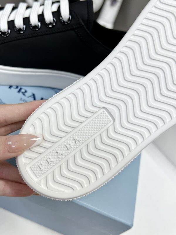 Prada Macro Re-Nylon And Brushed Sneakers White For Women 1.2in/30mm PRD