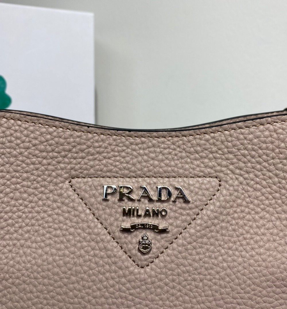 Prada Mini Shoulder Bag Beige For Women, Women's Bags 7.9in/20cm