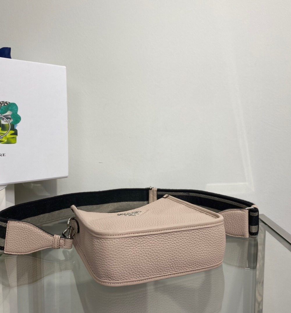 Prada Mini Shoulder Bag Beige For Women, Women's Bags 7.9in/20cm