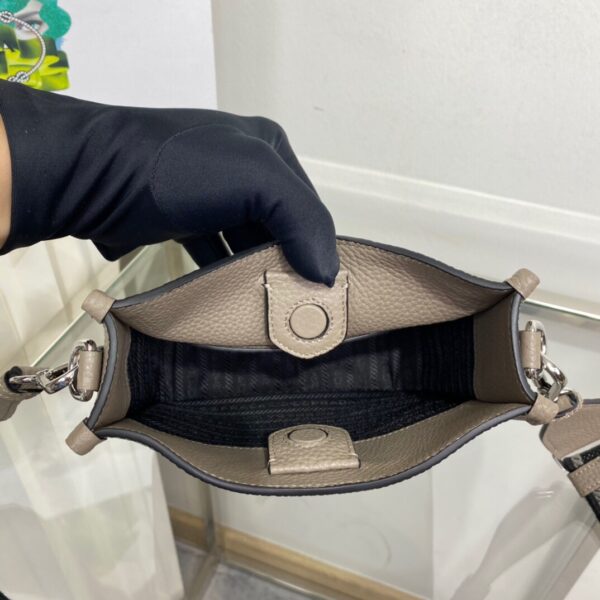 Prada Mini Shoulder Bag Beige For Women, Women's Bags 7.9in/20cm