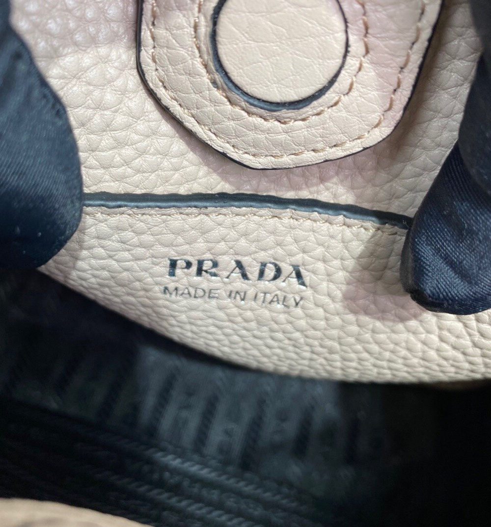 Prada Mini Shoulder Bag Beige For Women, Women's Bags 7.9in/20cm