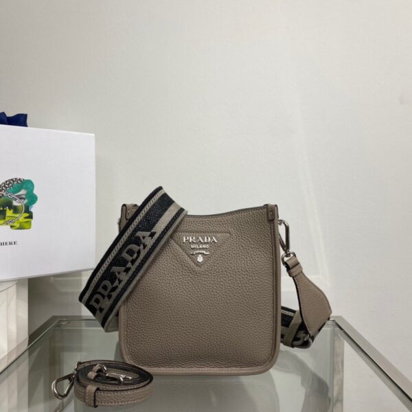 Prada Mini Shoulder Bag Beige For Women, Women's Bags 7.9in/20cm