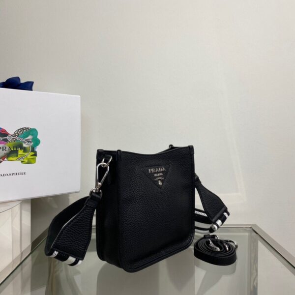 Prada Mini Shoulder Bag Black For Women, Women's Bags 7.9in/20cm